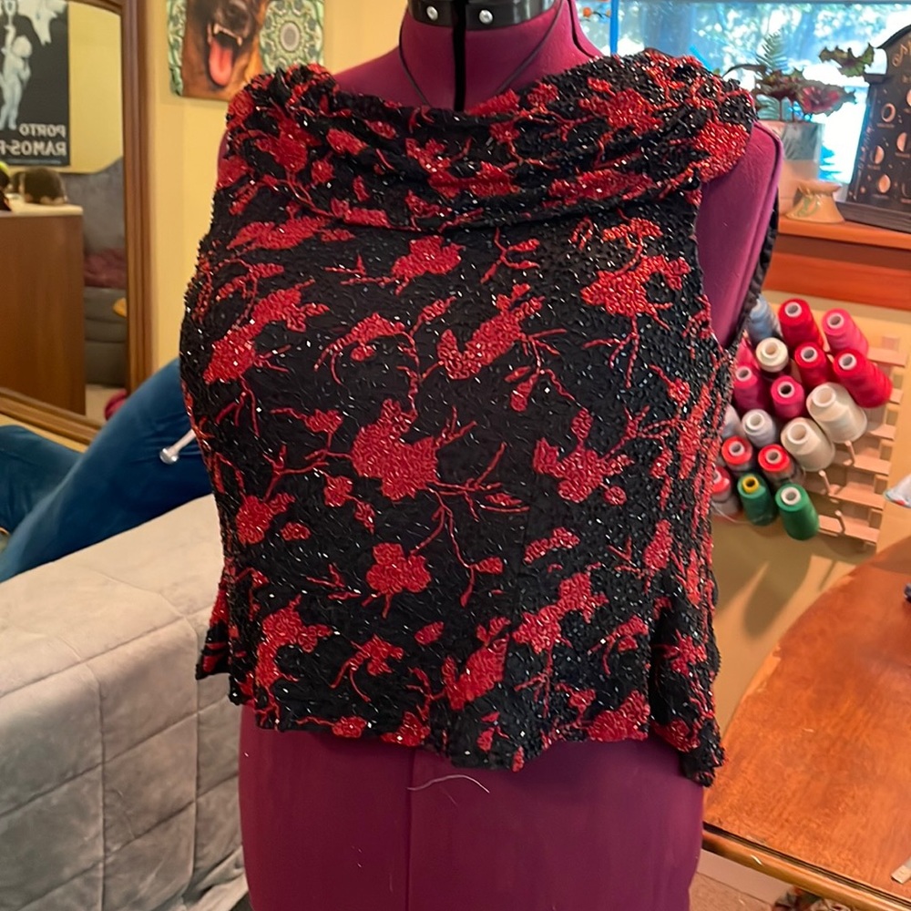 Sparkly y2k party top